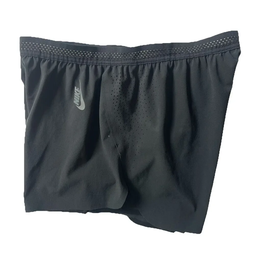 Nike Lab Shorts  Womens M Black Running Athletic Workout Training AA0087 Vents